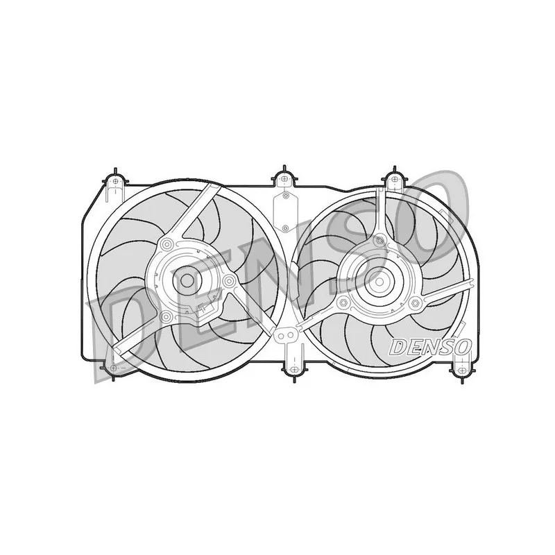 Ventilateur, refroidissement du moteur DENSO DER09246