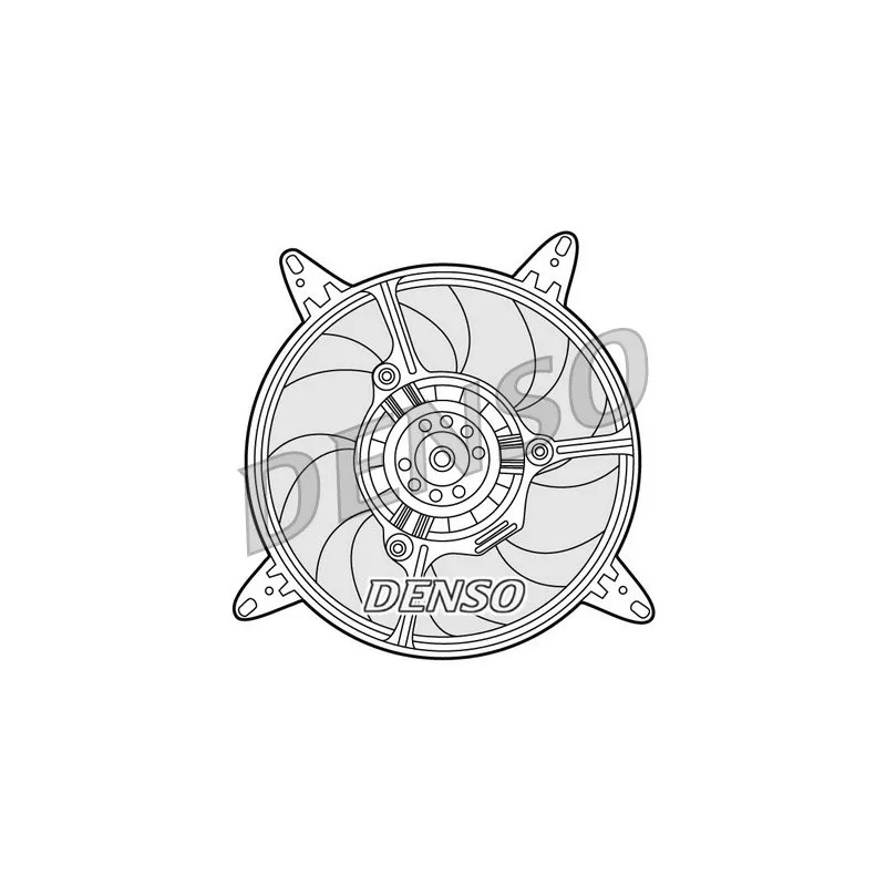 Ventilateur, refroidissement du moteur DENSO DER09290