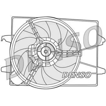 Ventilateur, refroidissement du moteur DENSO DER10003