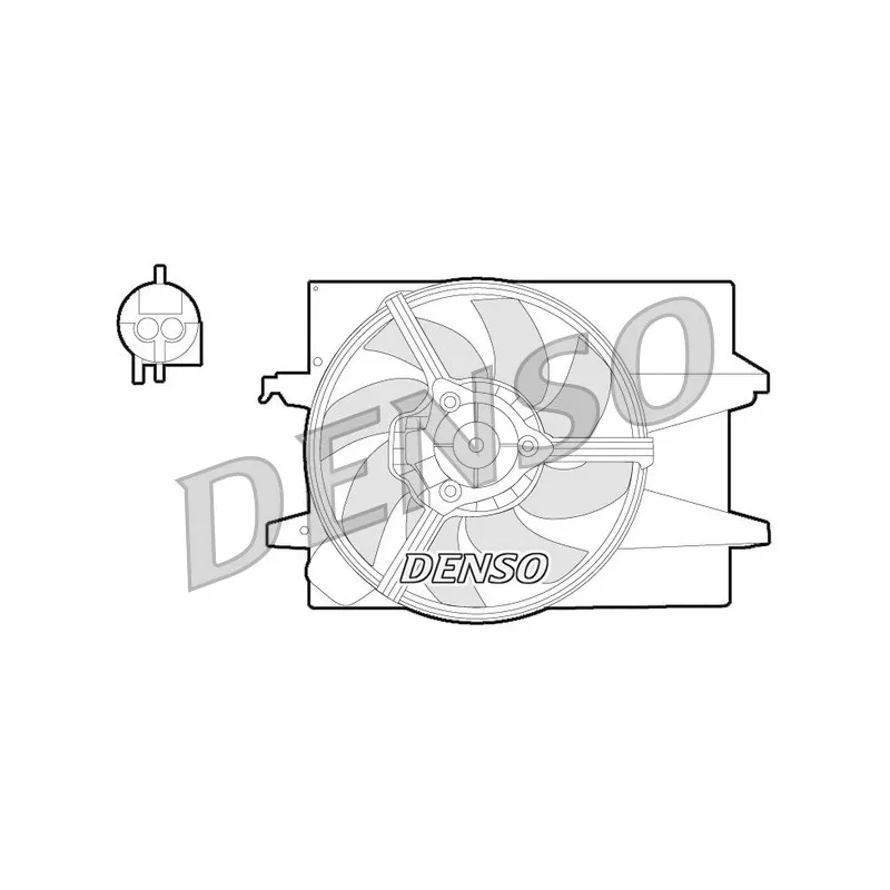 Ventilateur, refroidissement du moteur DENSO DER10004