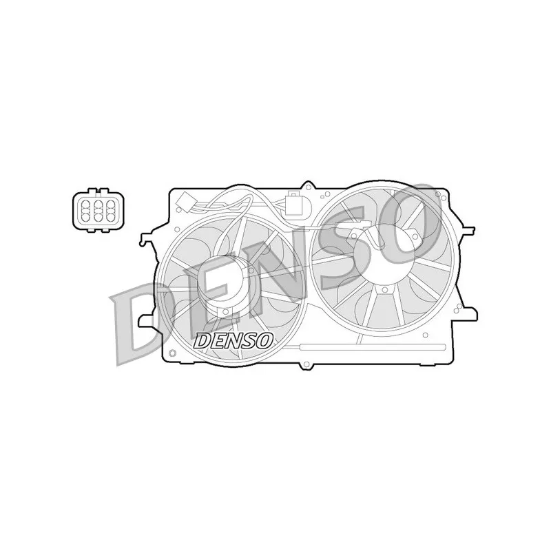Ventilateur, refroidissement du moteur DENSO DER10007
