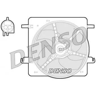 Ventilateur, refroidissement du moteur DENSO DER10008