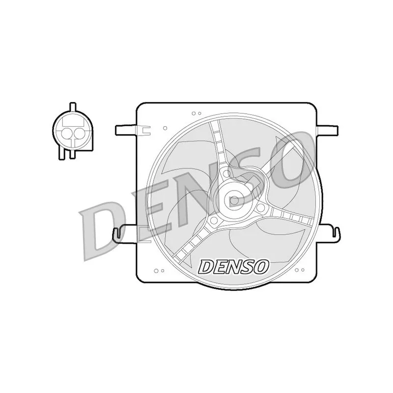 Ventilateur, refroidissement du moteur DENSO DER10008