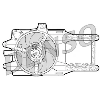 Ventilateur, refroidissement du moteur DENSO DER13002