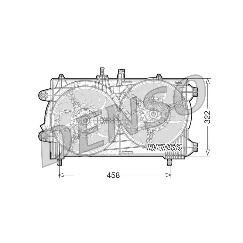 Ventilateur, refroidissement du moteur DENSO DER13008