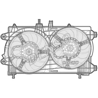 Ventilateur, refroidissement du moteur DENSO DER13011