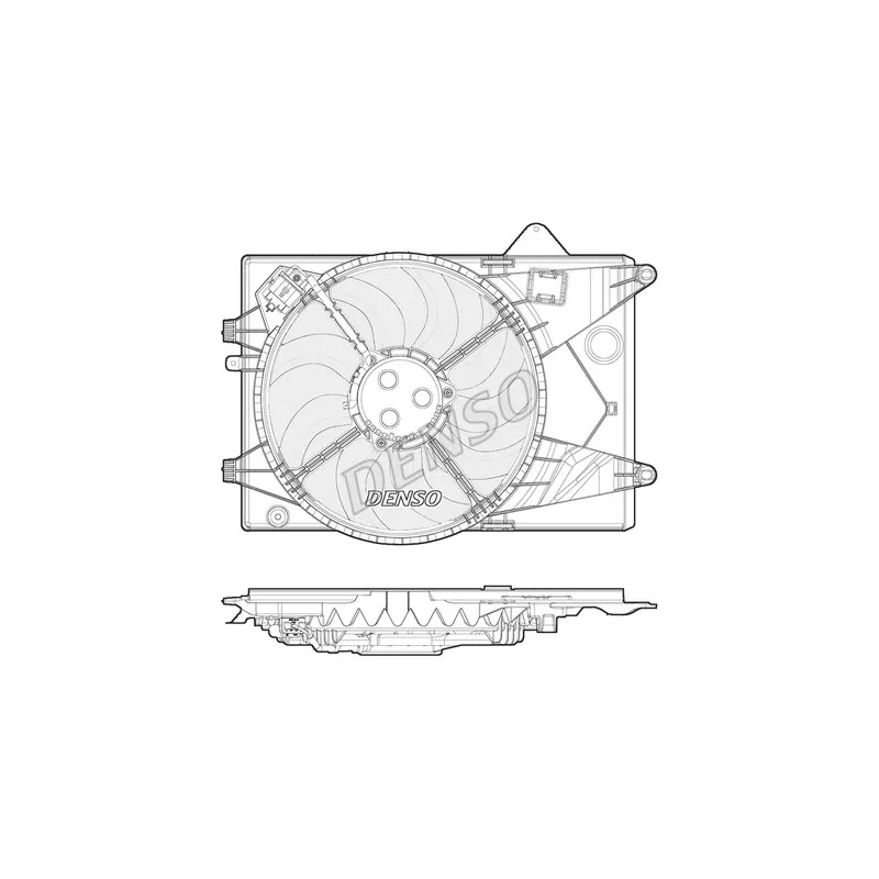 Ventilateur, refroidissement du moteur DENSO DER15003