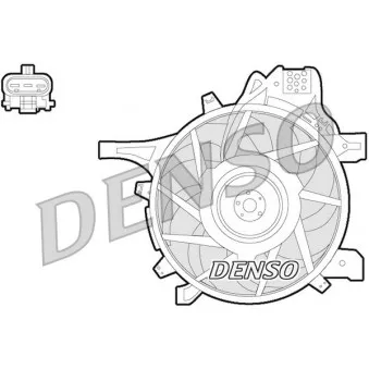 Ventilateur, refroidissement du moteur DENSO DER20012