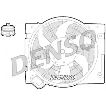 Ventilateur, refroidissement du moteur DENSO DER20013