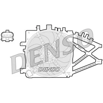 Ventilateur, refroidissement du moteur DENSO DER20014