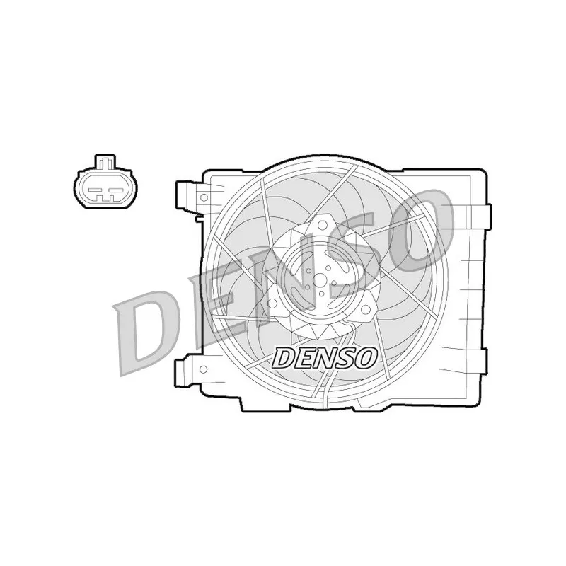 Ventilateur, refroidissement du moteur DENSO DER20015