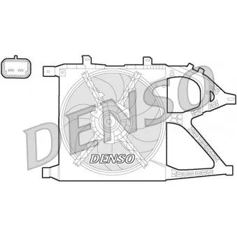 Ventilateur, refroidissement du moteur DENSO DER20016