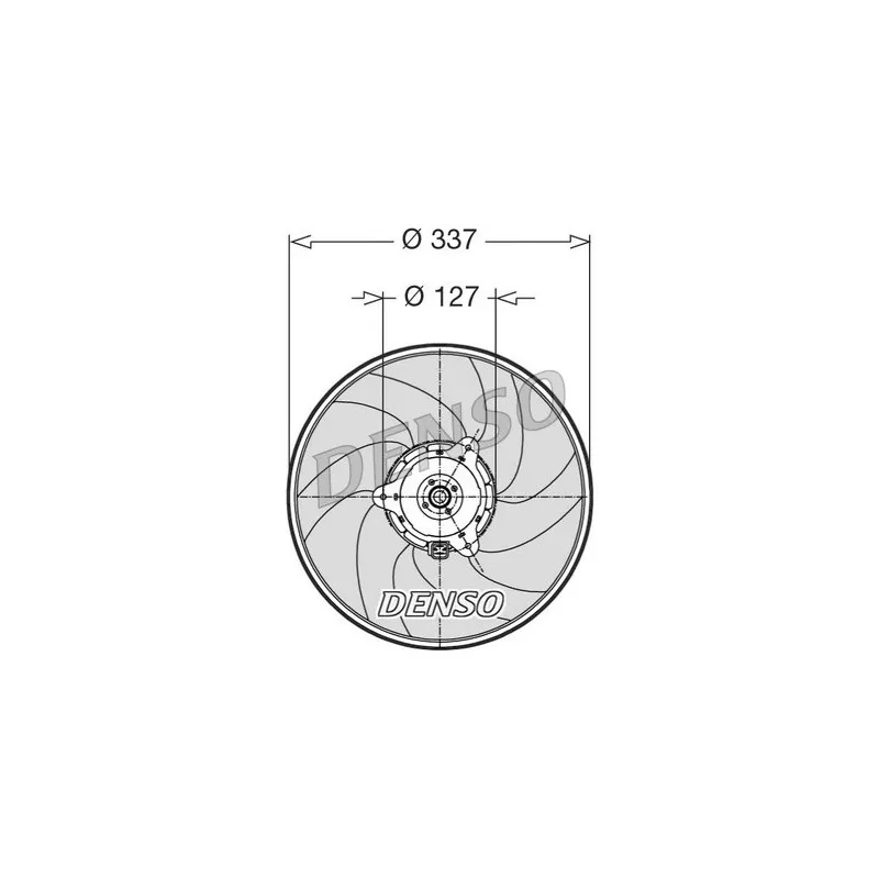 Ventilateur, refroidissement du moteur DENSO DER21002