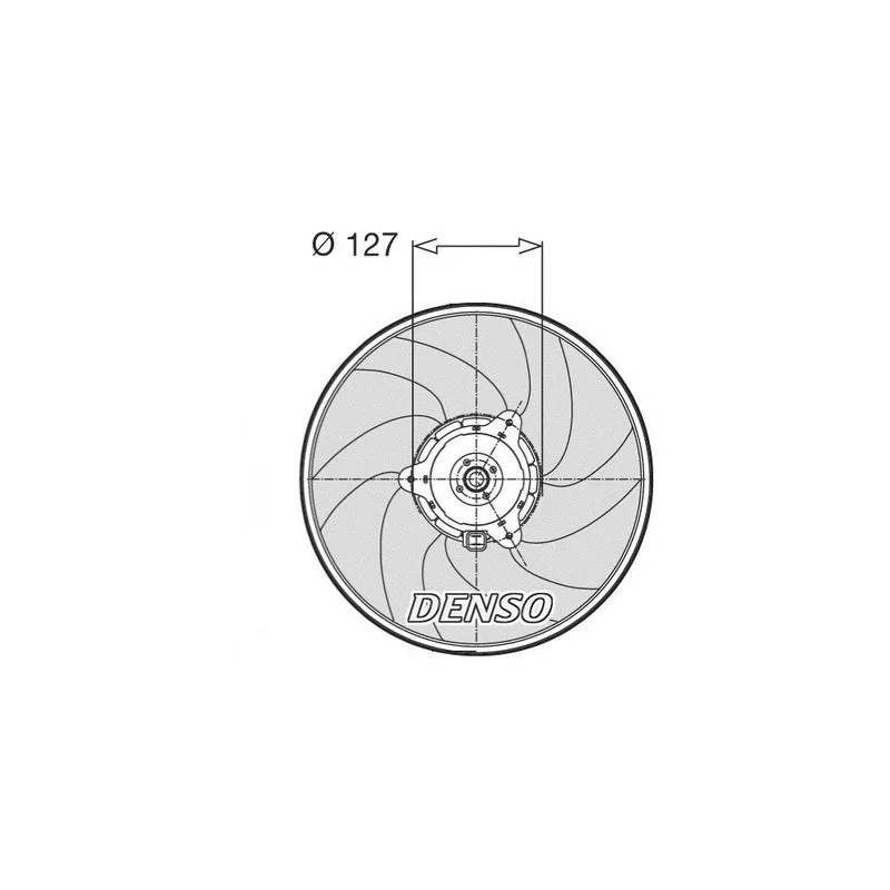 Ventilateur, refroidissement du moteur DENSO DER21003