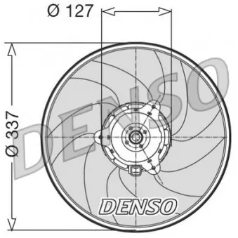 Ventilateur, refroidissement du moteur DENSO DER21004