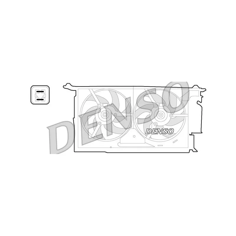 Ventilateur, refroidissement du moteur DENSO DER21018