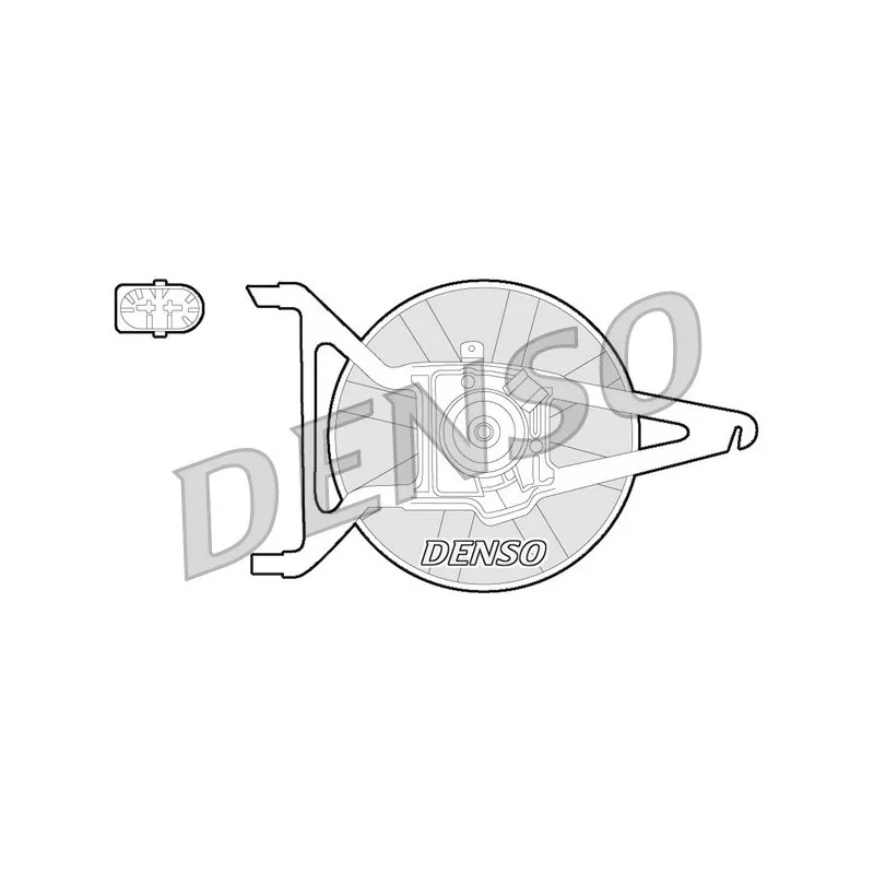 Ventilateur, refroidissement du moteur DENSO DER21020