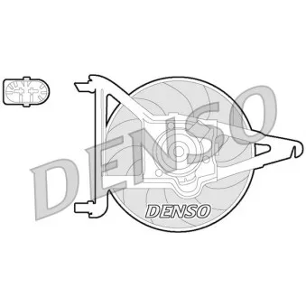 Ventilateur, refroidissement du moteur DENSO DER21021