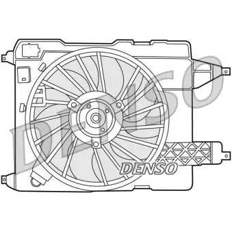 Ventilateur, refroidissement du moteur DENSO DER23002