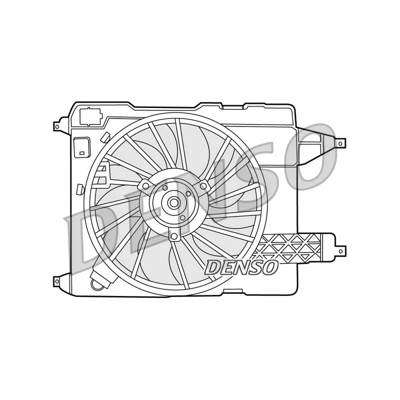 Ventilateur, refroidissement du moteur DENSO DER23002