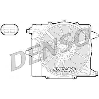 Ventilateur, refroidissement du moteur DENSO DER23003