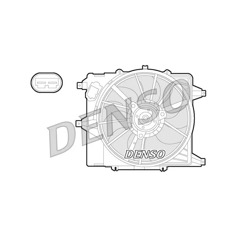 Ventilateur, refroidissement du moteur DENSO DER23003