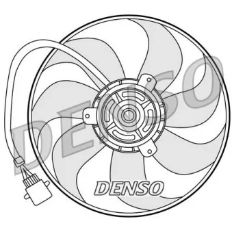 Ventilateur, refroidissement du moteur DENSO DER32006
