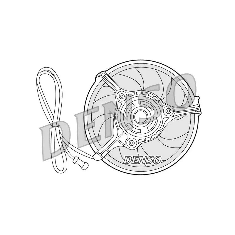 Ventilateur, refroidissement du moteur DENSO DER32008
