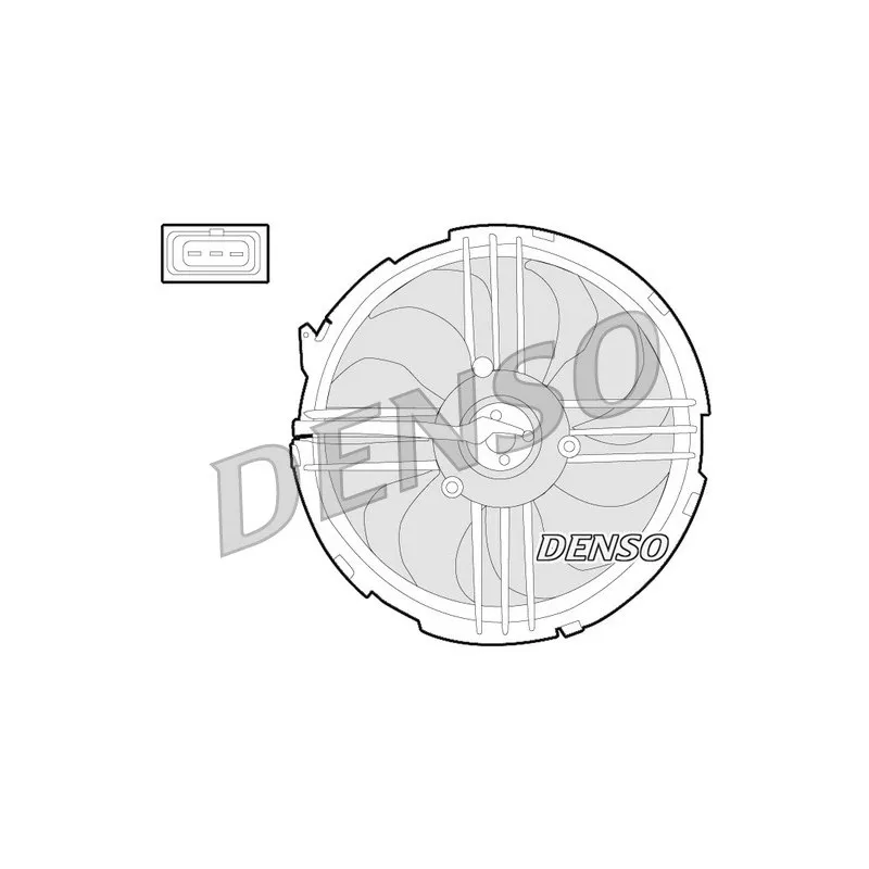 Ventilateur, refroidissement du moteur DENSO DER32009