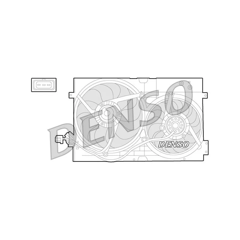 Ventilateur, refroidissement du moteur DENSO DER32010