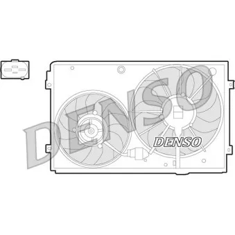Ventilateur, refroidissement du moteur DENSO DER32011