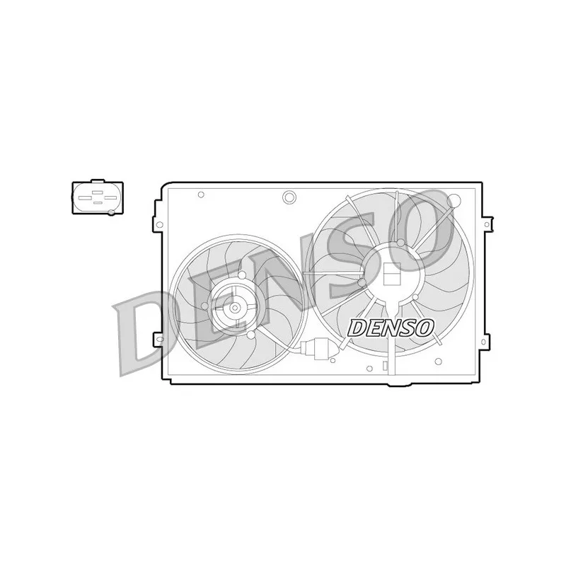 Ventilateur, refroidissement du moteur DENSO DER32011