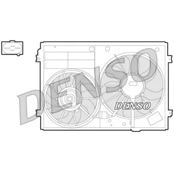 Ventilateur, refroidissement du moteur DENSO DER32012