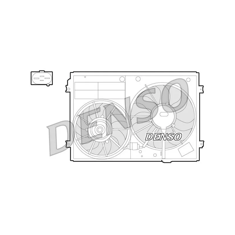 Ventilateur, refroidissement du moteur DENSO DER32012