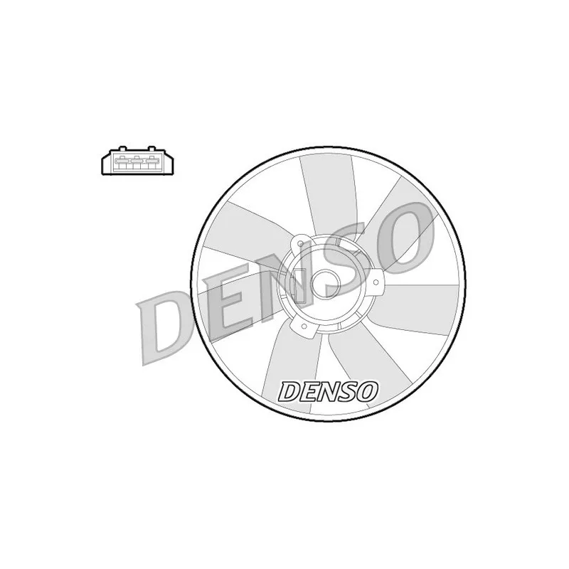 Ventilateur, refroidissement du moteur DENSO DER32013
