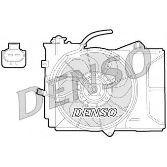 Ventilateur, refroidissement du moteur DENSO DER50001