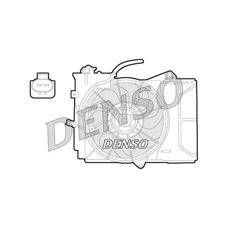 Ventilateur, refroidissement du moteur DENSO DER50001