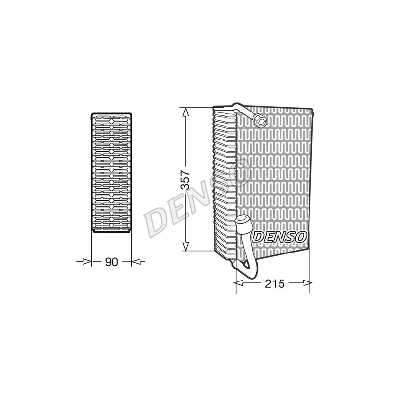Evaporateur climatisation DENSO DEV02006