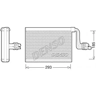 Evaporateur climatisation DENSO DEV05002