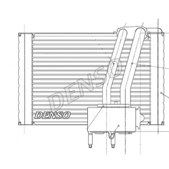 Evaporateur climatisation DENSO DEV07005