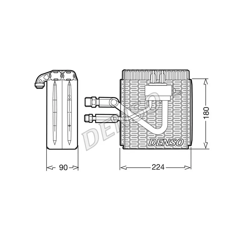 Evaporateur climatisation DENSO DEV09005