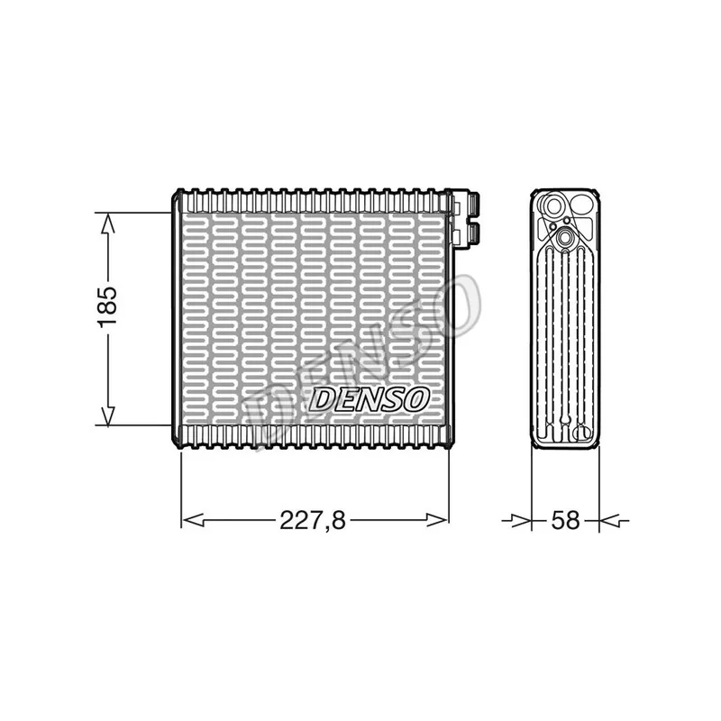 Evaporateur climatisation DENSO DEV09011