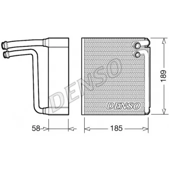 Evaporateur climatisation DENSO DEV09025