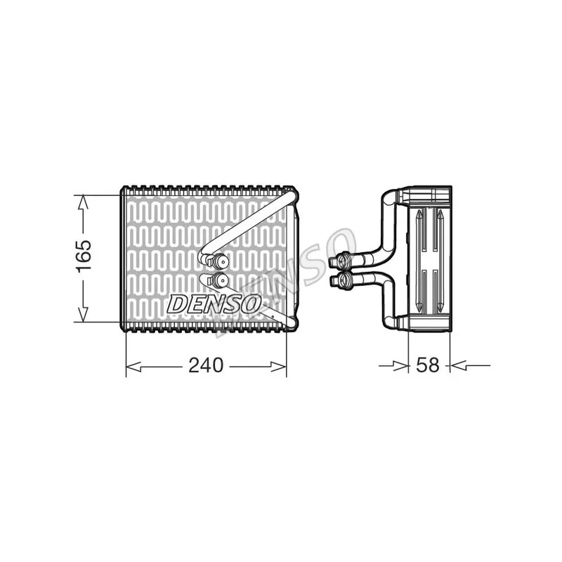 Evaporateur climatisation DENSO DEV09080