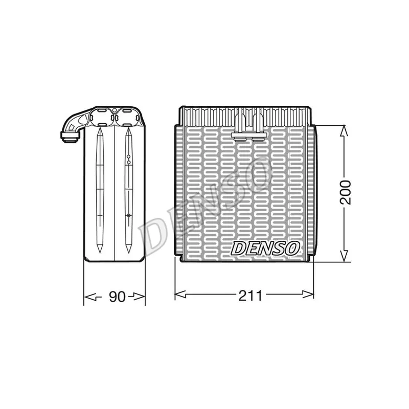 Evaporateur climatisation DENSO DEV12001