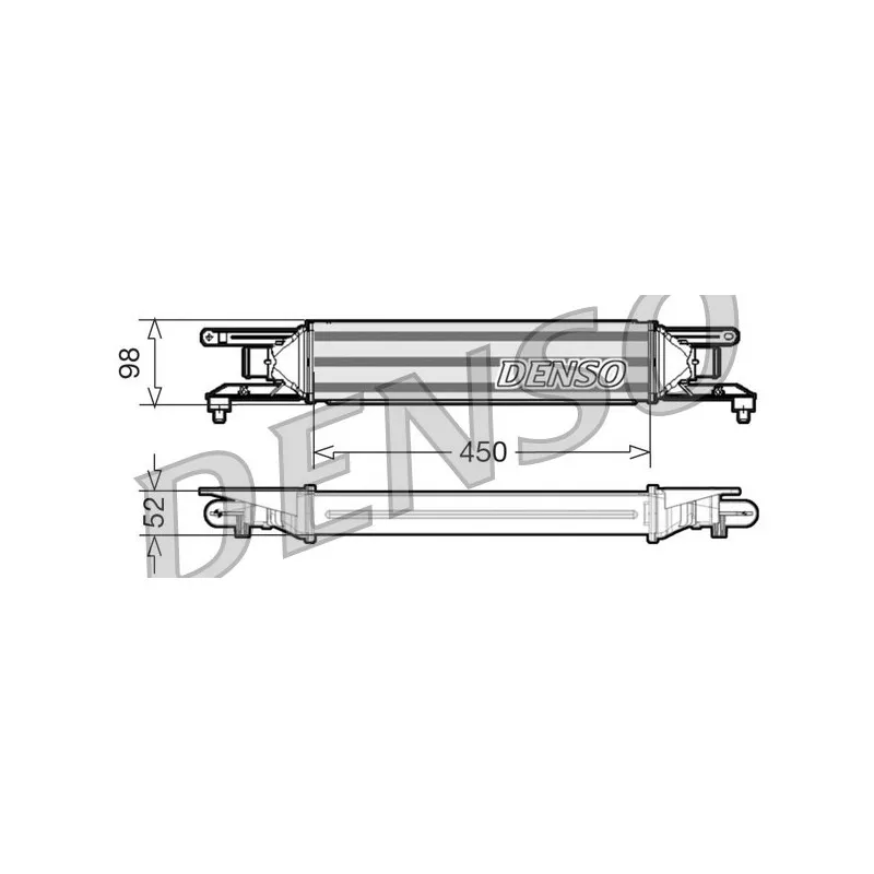 Intercooler, échangeur DENSO DIT01001