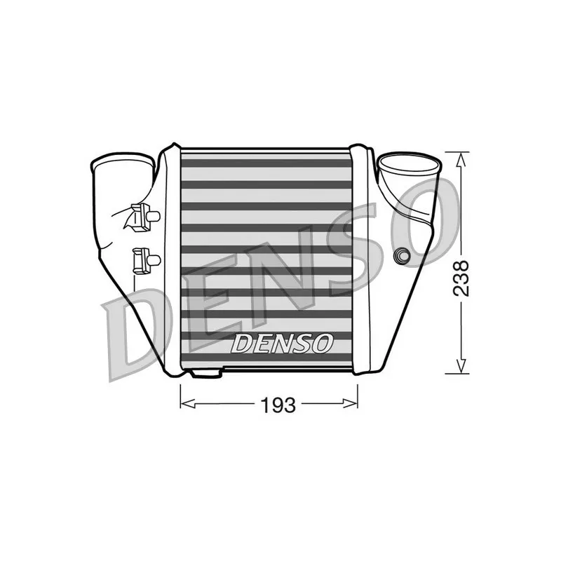 Intercooler, échangeur DENSO DIT02006