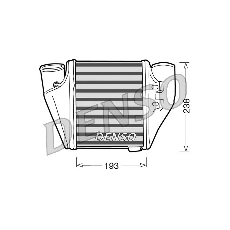 Intercooler, échangeur DENSO DIT02007