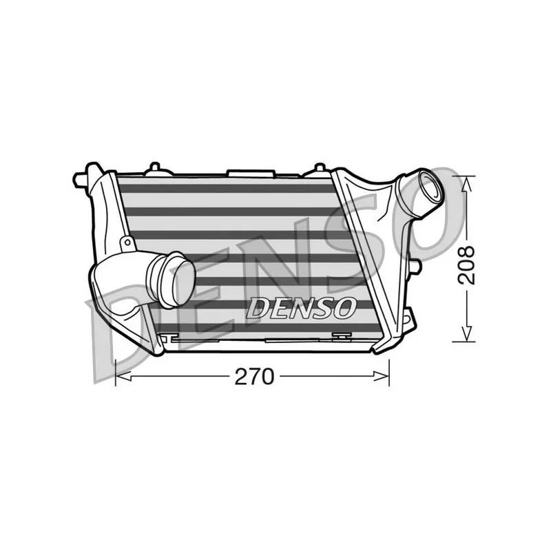 Intercooler, échangeur DENSO DIT02015