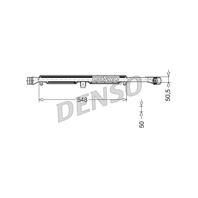 Intercooler, échangeur DENSO DIT02026